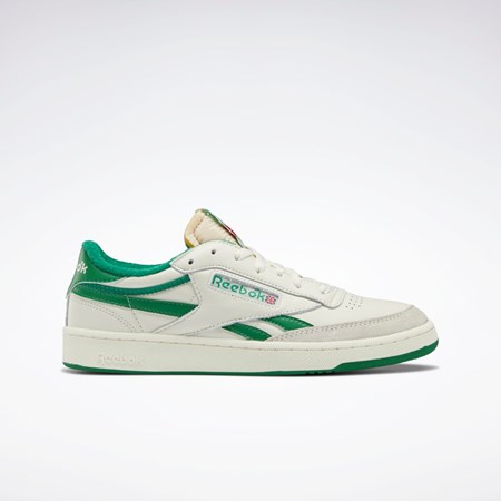 Reebok Club C Revenge Vintage Shoes Biele Zelene | WVXGY5261