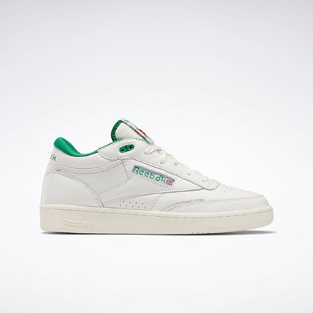 Reebok Club C Stredne II Vintage Shoes Zelene Biele | JYASX8729