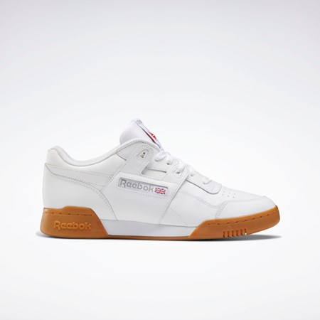 Reebok Workout Plus Shoes Biele Červené Kráľovská Modrá | VYWRF0359